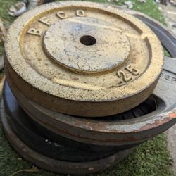 Assortment Of Lifting Weights 