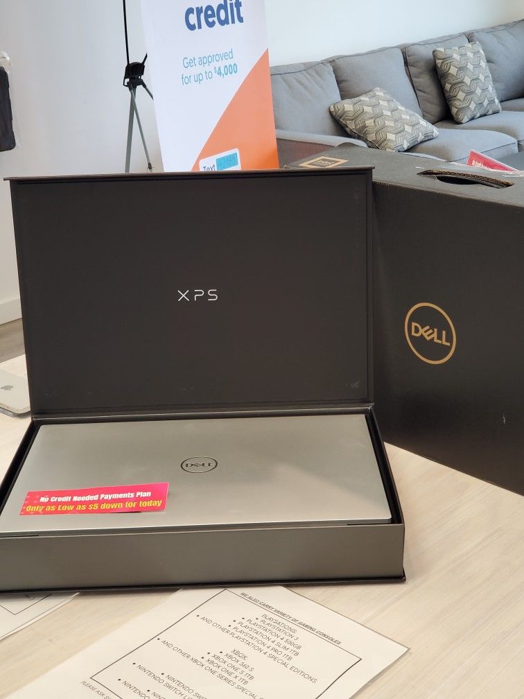 Dell XPS 17" 9710 - 4K Touchscreen Laptop I7 32gb Ram 1tb Ssd Geforce Rtx 3050 - TAKE IT HOME TODAY FROM $5 AND PAY THE REST LATER