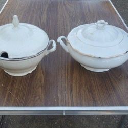 2 Porcelain Tureens 