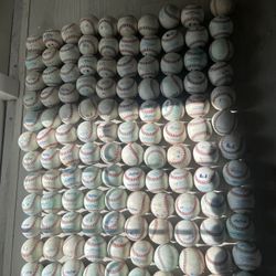 Professional Baseballs In Good Condition 