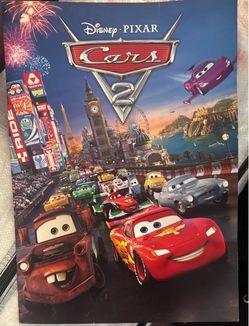 DISNEY STORE SET OF 4 LIMITED EDITION LITHOGRAPHS PIXAR CARS 2 WITH FOLDER 2011