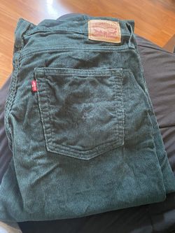 94 Baggy Levi’s Forest Green Corduroy Pants