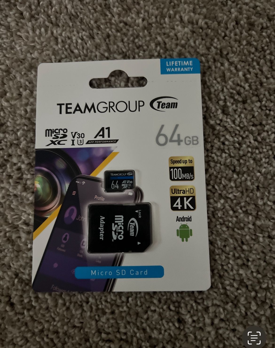 Team Group Micro SD Card 64 GB