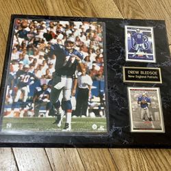 DREW BLEDSOE New England Patriots 8x10 Photo Plaque