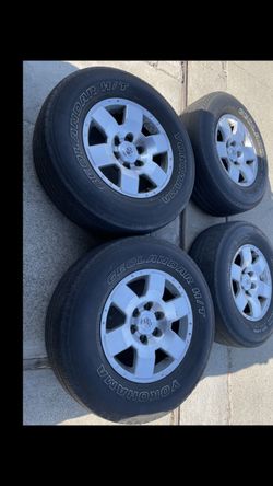 4 - 265/70r17 6x5.5 6x139.7 Stock FJ Cruiser Tacoma Tundra 4Runner Yukon Tahoe Wheels Rims Tires!!!!!!!