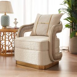 Horizon Elite Beige Chair / HD-C9004