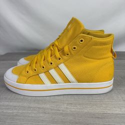 Size 7.5 - adidas Bravada Neo Mid Yellow