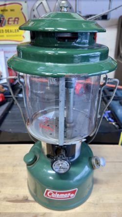 Vintage November 1974 Coleman 220H Two Mantle Lantern