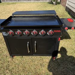 Outdoor Gourmet 6 Burner 44 Inch Flat Top Griddle Grill 