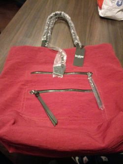 Tote bag botkier new york color light burgundy