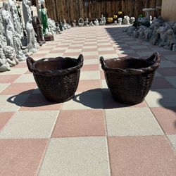 New Flower Pots Made Out Of Cement 