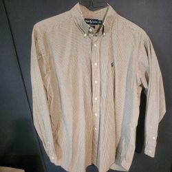 Ralph Lauren Polo Blake Lightweight Cotton Yellow Plaid XL