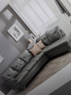 Vintage grey sectional new