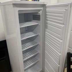 Upright Frigidaire Freezer White, Adjustable Shelving