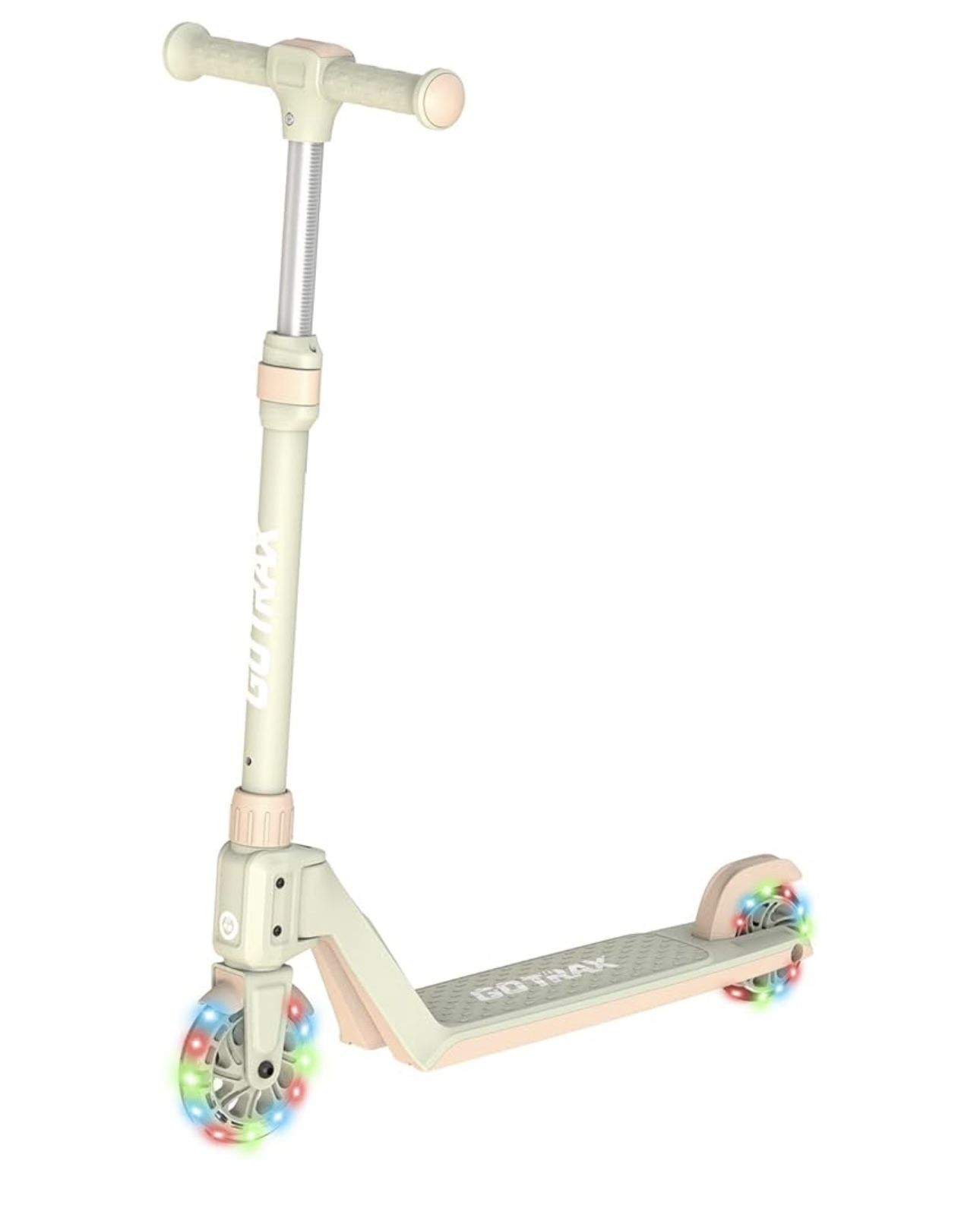 Brand kids scooter with led lights black