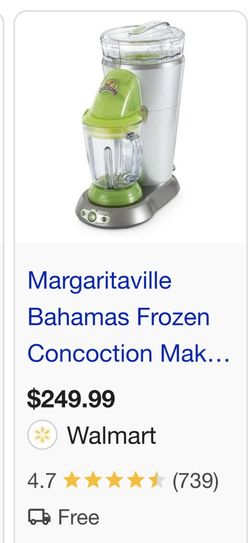 Margaritaville Bahamas Frozen Concoction Maker with No Brainer Mixer