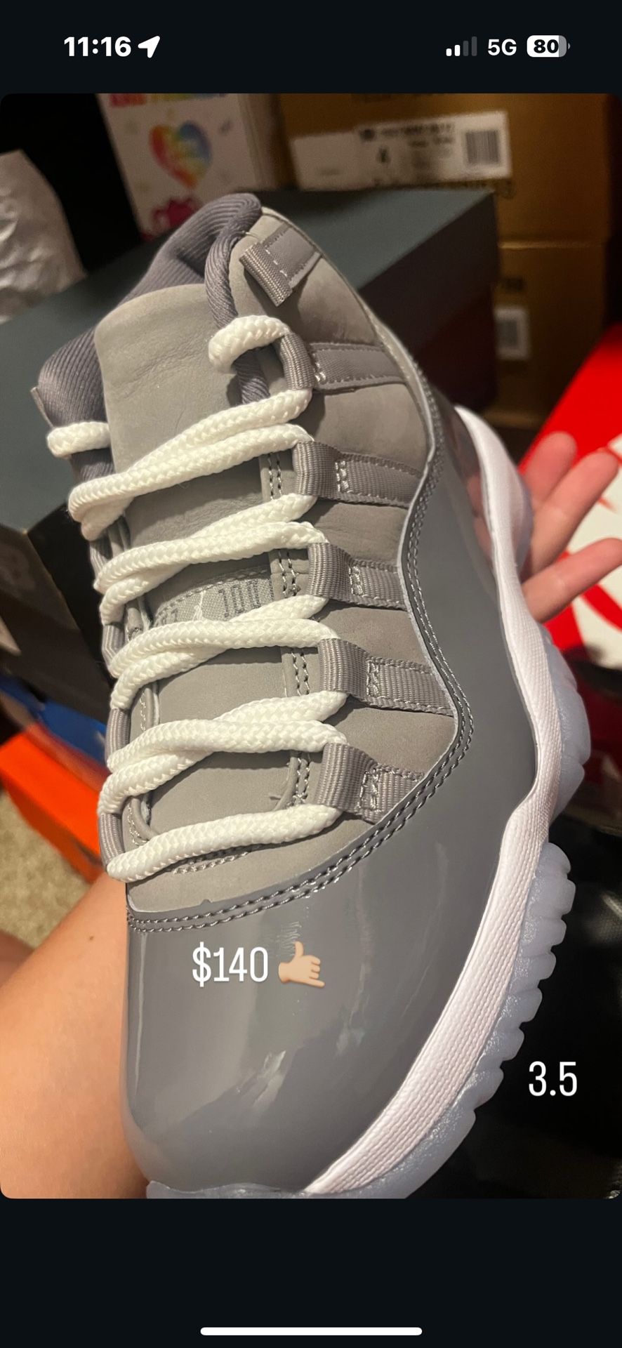 Jordan 11s Cool Grey
