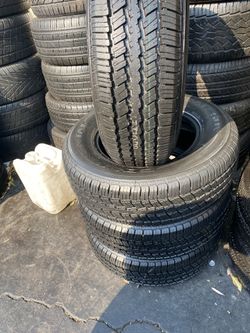SET 235/70/16 CONTINENTAL SEMI NEW 95%TREAD LIFE $280 PRICE INCLUDES PROFESSIONAL INSTALLATION AND TAX