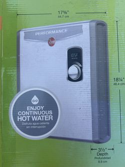 New Rheem 7.03 GPM 36kW 240v Performance Electric Tankless Water Heater