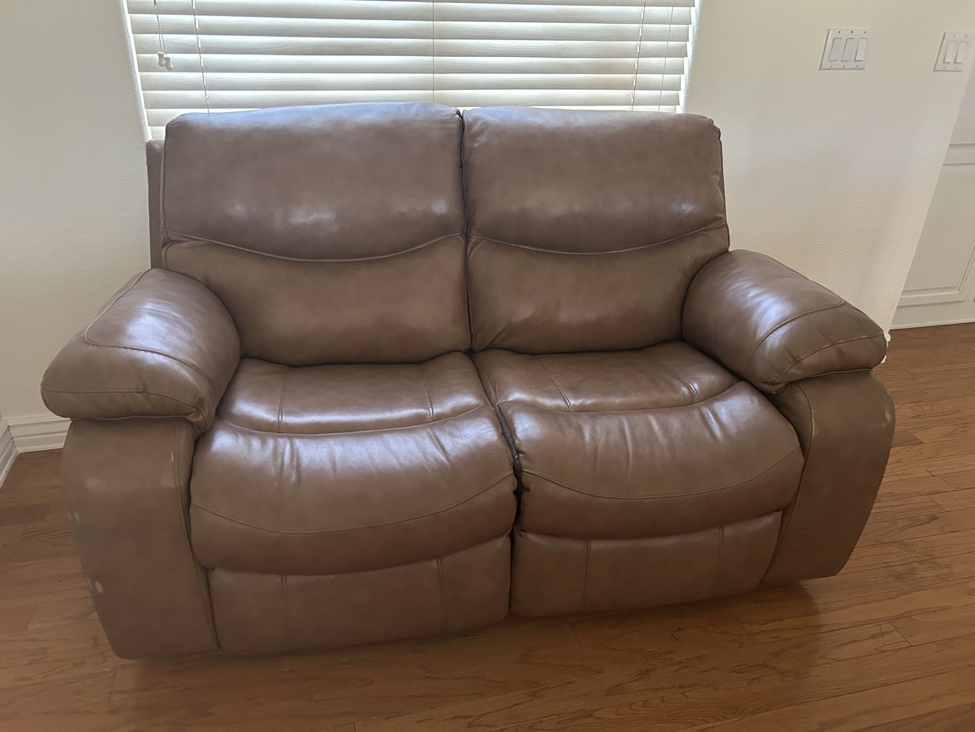Leather Loveseat Recliner