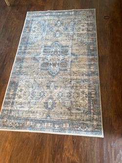 Area rug, new, washable 3x5