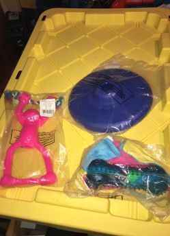 3 big size dog toys