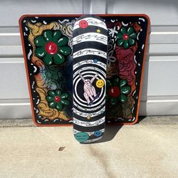 Custom Painted Skateboard  “Bunny Board”  