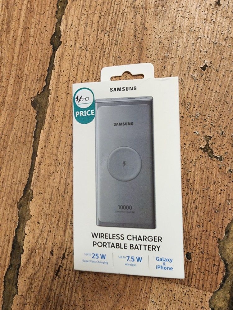 Samsung 25W Super Fast Qi Wireless Portable Charger for Galaxy Watch iPhone