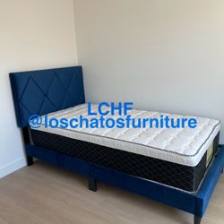 Twin Size Bed Frame With Mattress 