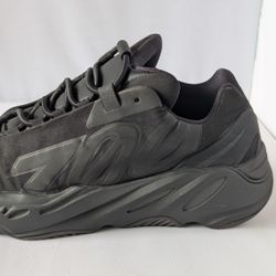 Adidas Yeezy Boost 700 MNVN Triple Black sneaker.  Size US 10