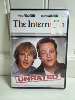 The Internship (DVD, 2013) Unrated Edition - Brand New & Factory Sealed