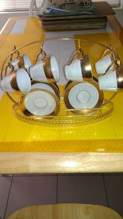 Expresso cups and saucers