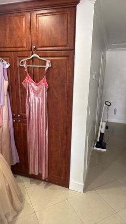 Pink maxi dress