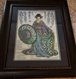 Picture frame/ knitted picture