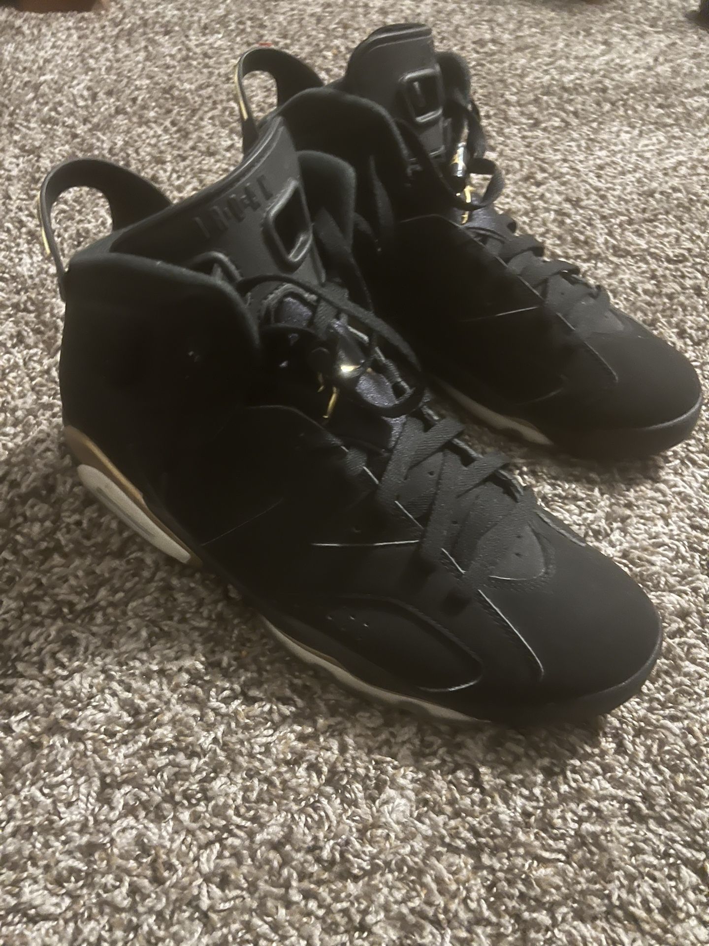 Air Jordan 6 βDMPβ Black & Gold β Great Condition (Size 11.5)