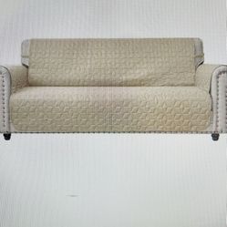 Couch Sofa Slipcover Nonslip quilted Furniture Protector For pets Kids