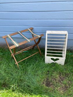 Magazine Rack and luggage rack
