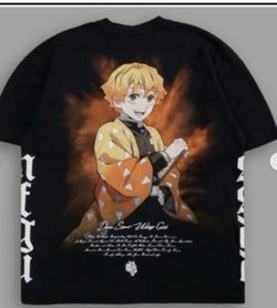 Demon Slayer Zenitsu Anime Graphic T-Shirt
