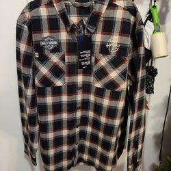 Harley Davidson Very Thick Long Sleve Feels Like Flannel ××large 2x
