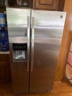 kenmore stainless steel refrigerator Good Working Condition