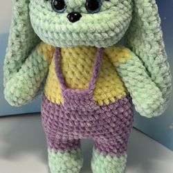 handmade toy. plush bunny