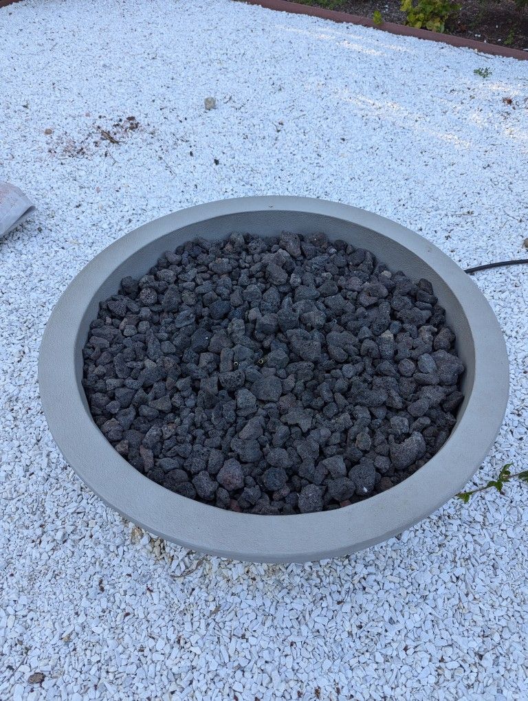 Designer Concrete Firepit
