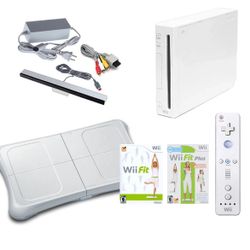 Nintendo Wii With Fitness Plus
