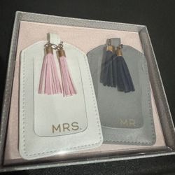 Bridal Mr & Mrs Gartner Studio Luggage Tags  Head off to the honeymoon in style with these chic luggage tags. Card inserts for all of your contact inf
