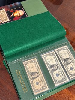 Wow 😮! Vintage World Reserve Monetary Exchange Currency Collection Album – Deluxe Money Ledger !