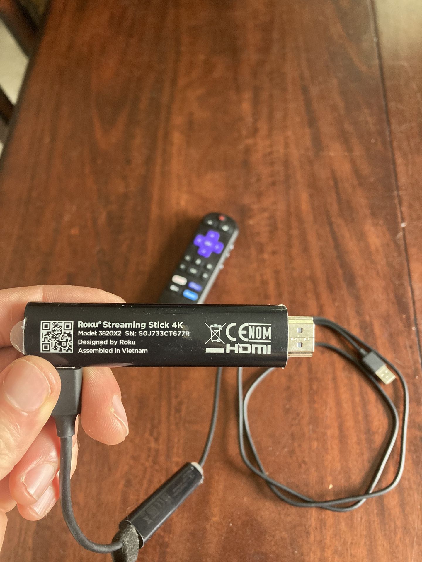 Roku 4k streaming Stick With Remote