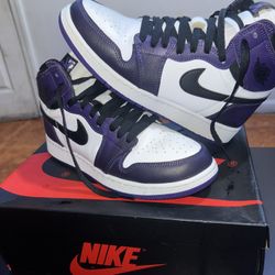 Air Jordan 1s Court Purple 