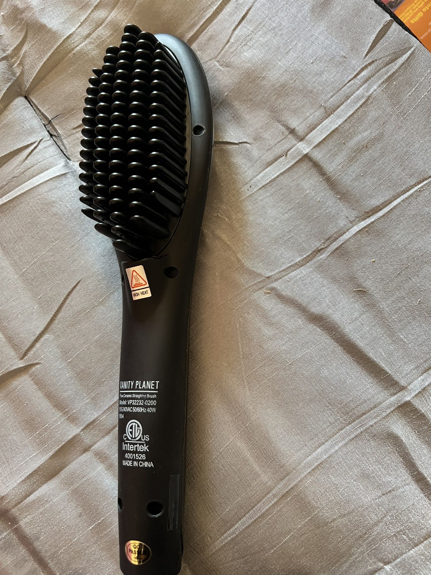 Electric Hair Brush Straightener 