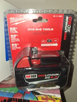 Milwaukee m18 Red Lithium XC 5.0