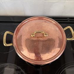 Copper casserole big made in Italy